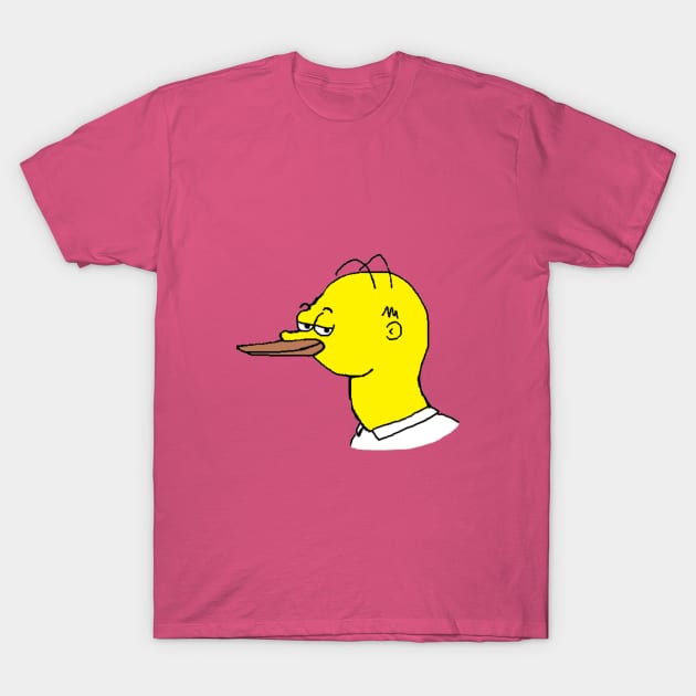 Homer Duck T-Shirt by Skeleken